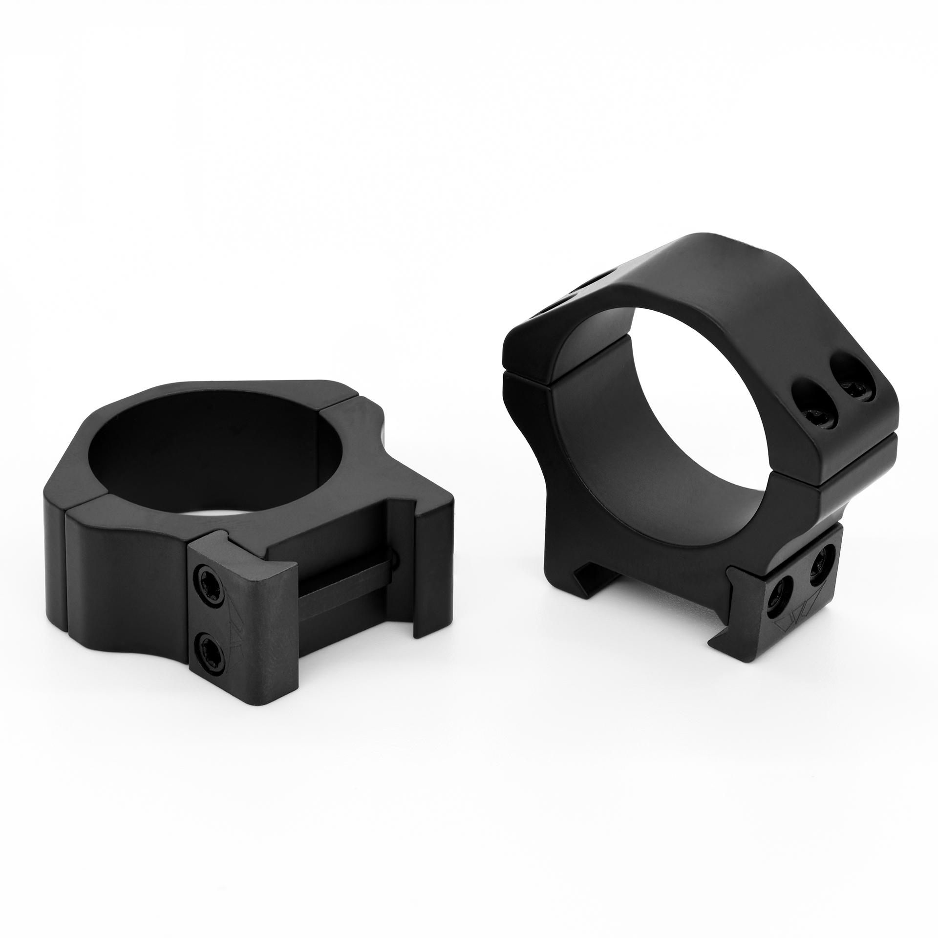 Warne 30mm PA medium matte scope rings designed for strength and precision, featuring a stylish traditional design.