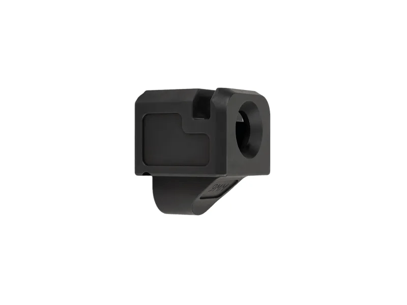 Zaffiri Precision Blowhole Compensator for Glock 9mm, designed for reduced muzzle climb and faster follow-up shots.