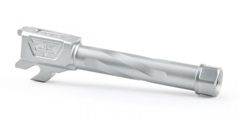 Zaffiri Precision P320C stainless threaded barrel for enhanced accuracy and performance in SigSauer firearms.