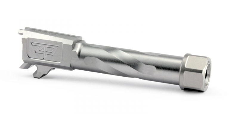 Zaffiri Precision threaded stainless barrel for Sig Sauer P365, designed for high accuracy and performance upgrade.