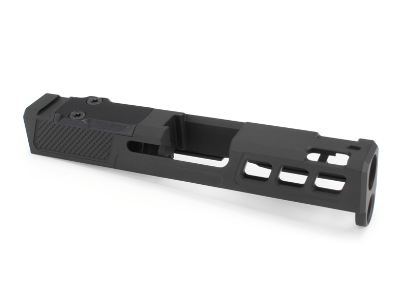 Zaffiri Precision RTS G43 ZPS.P Slide in Armor Black with RMSc cut and ported design for improved performance.