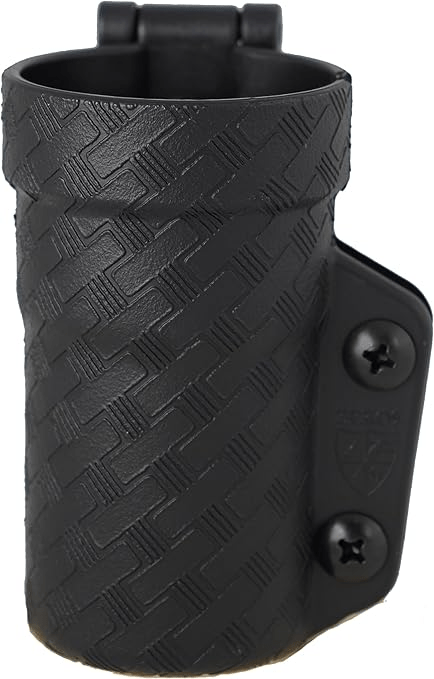 Zero9 Solutions Bezel Down 4 flashlight case with rugged texture and secure mounting, perfect for tactical and everyday use.