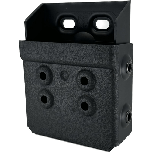 Zero9 Solutions ASP Sentry Handcuff Case in black, designed for S100 model cuffs, featuring a rugged minimalist design.