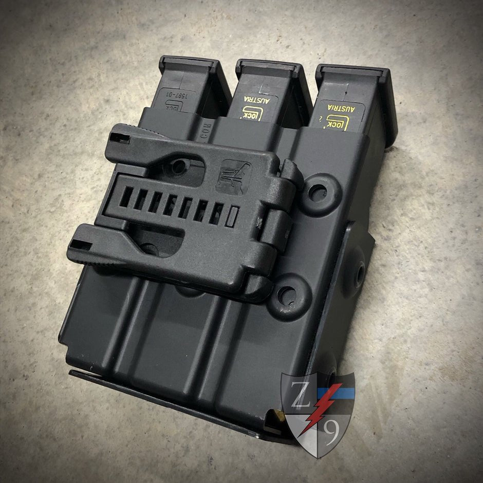 Zero9 Solutions Triple Mag Case / Glock 9/40 Z9-4007-BLK-MLK - WCUniforms
