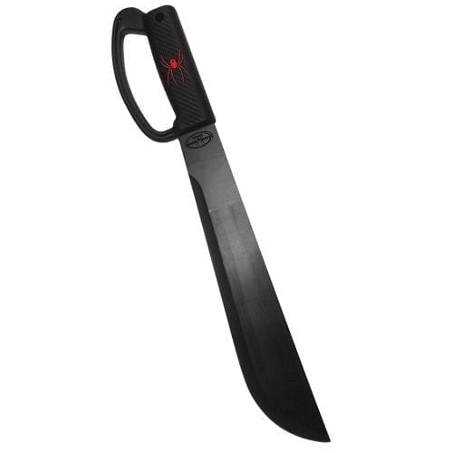 Voodoo Tactical Black Widow Machete with Self-Sharpening Sheath 03-0145 - Fixed