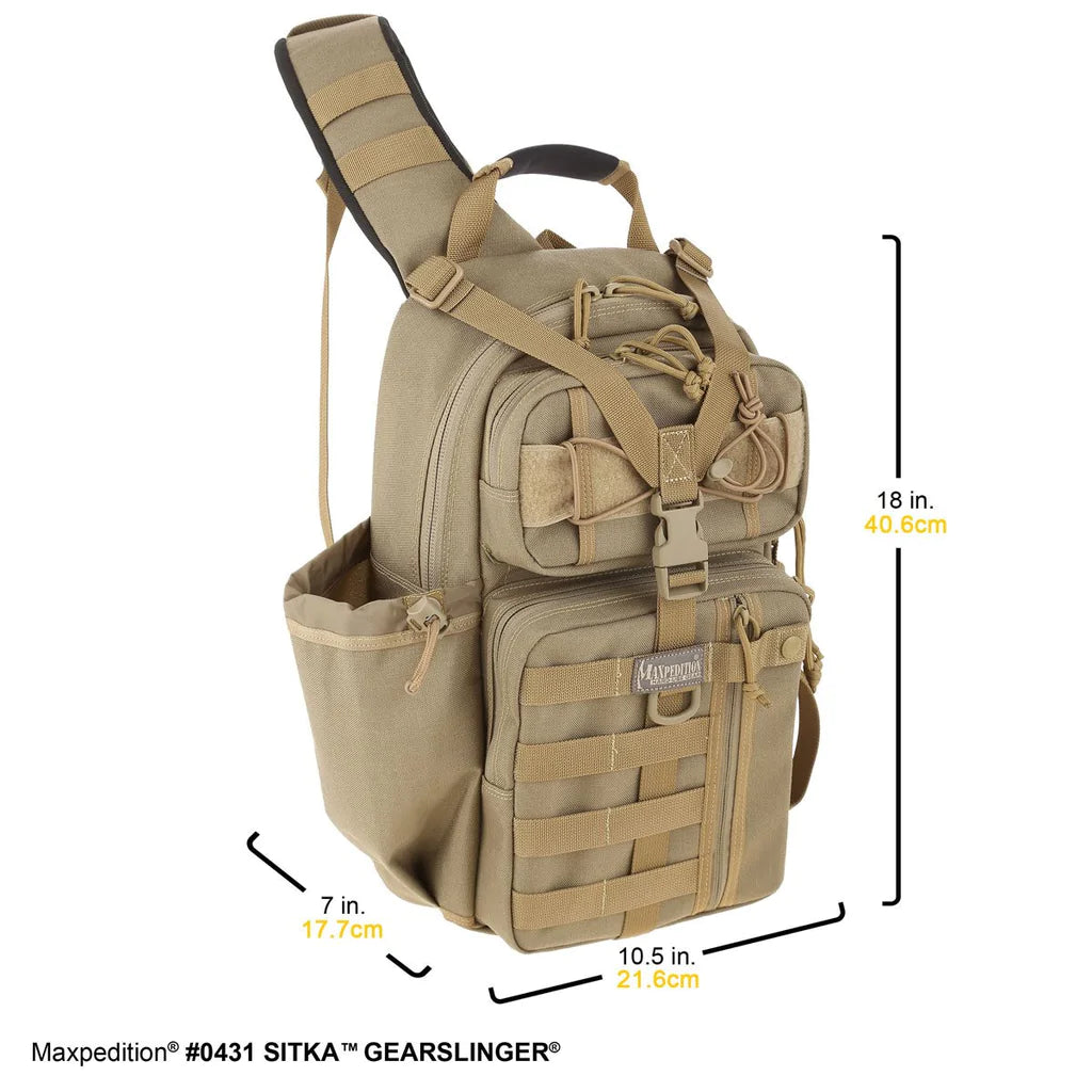 Maxpedition Sitka Gearslinger Concealed Carry Backpack 0431 - Bags &amp; Packs