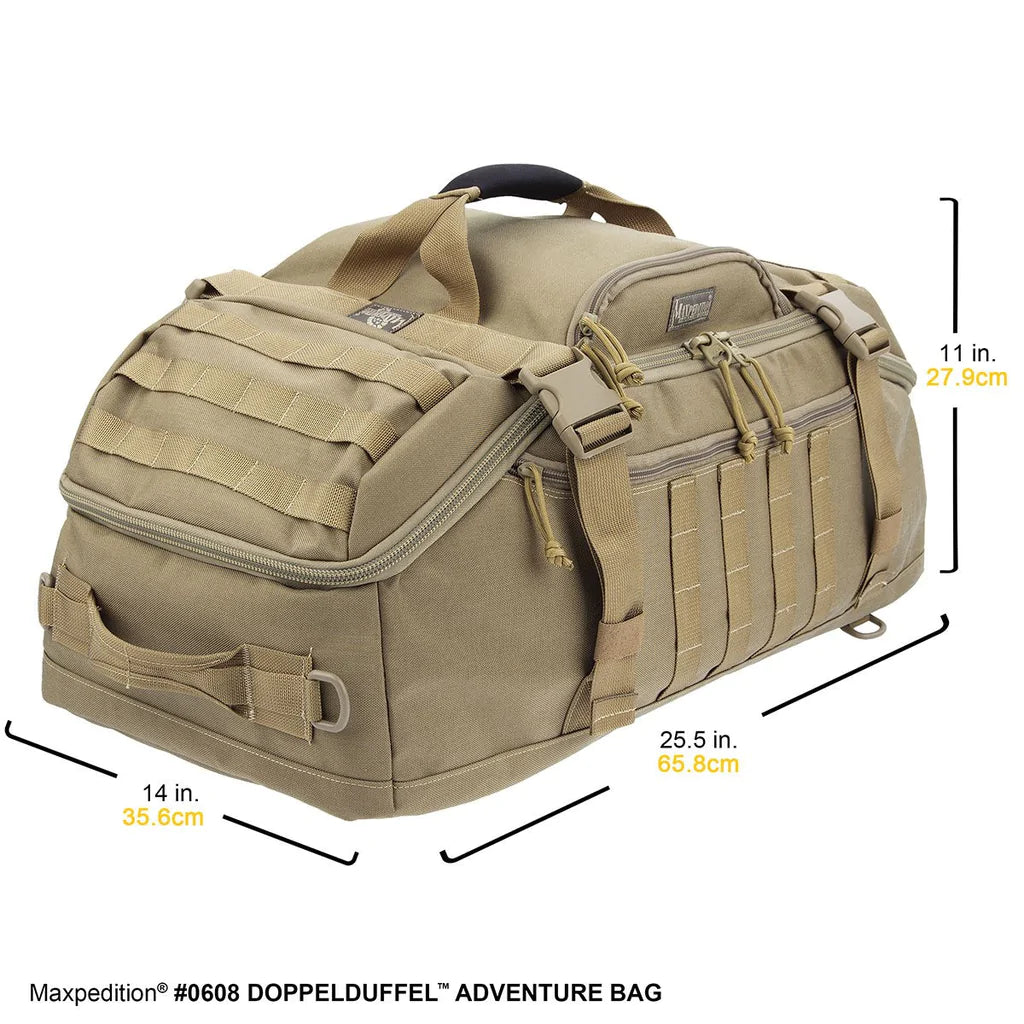 Maxpedition Doppelduffel Adventure Bag 57L 0608 - Bags &amp; Packs