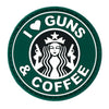 Voodoo Tactical "I Love Guns & Coffee" Patch 07-0915 - Morale Patches