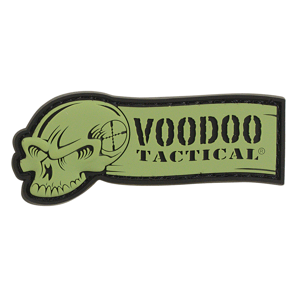 Voodoo Tactical Ribbon Logo Patch 07-0982 - Miscellaneous Emblems