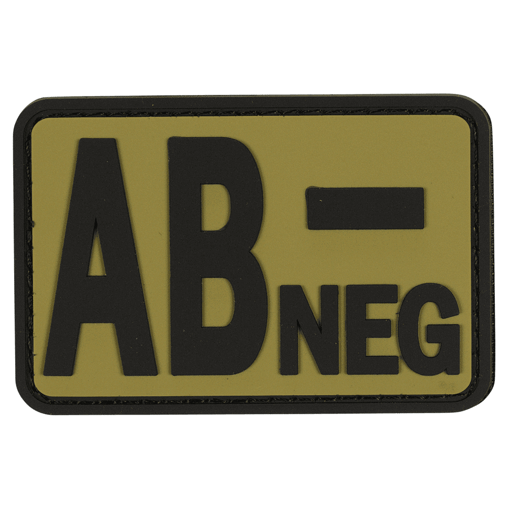 Voodoo Tactical Blood Type AB- Patch 07-0998 - Miscellaneous Emblems