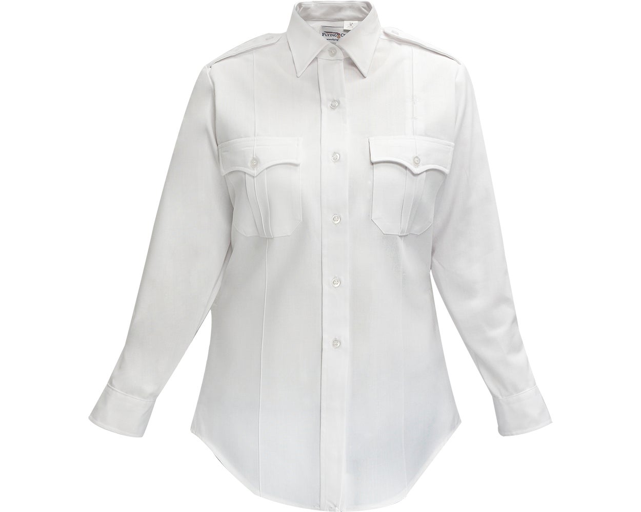 Flying Cross Deluxe Tropical Poly/Rayon Women's Long Sleeve Uniform Shirt