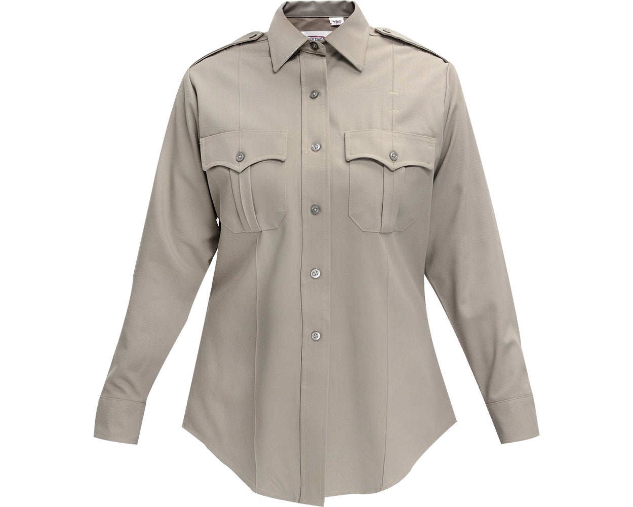 Flying Cross Deluxe Tropical Poly/Rayon Women's Long Sleeve Uniform Shirt