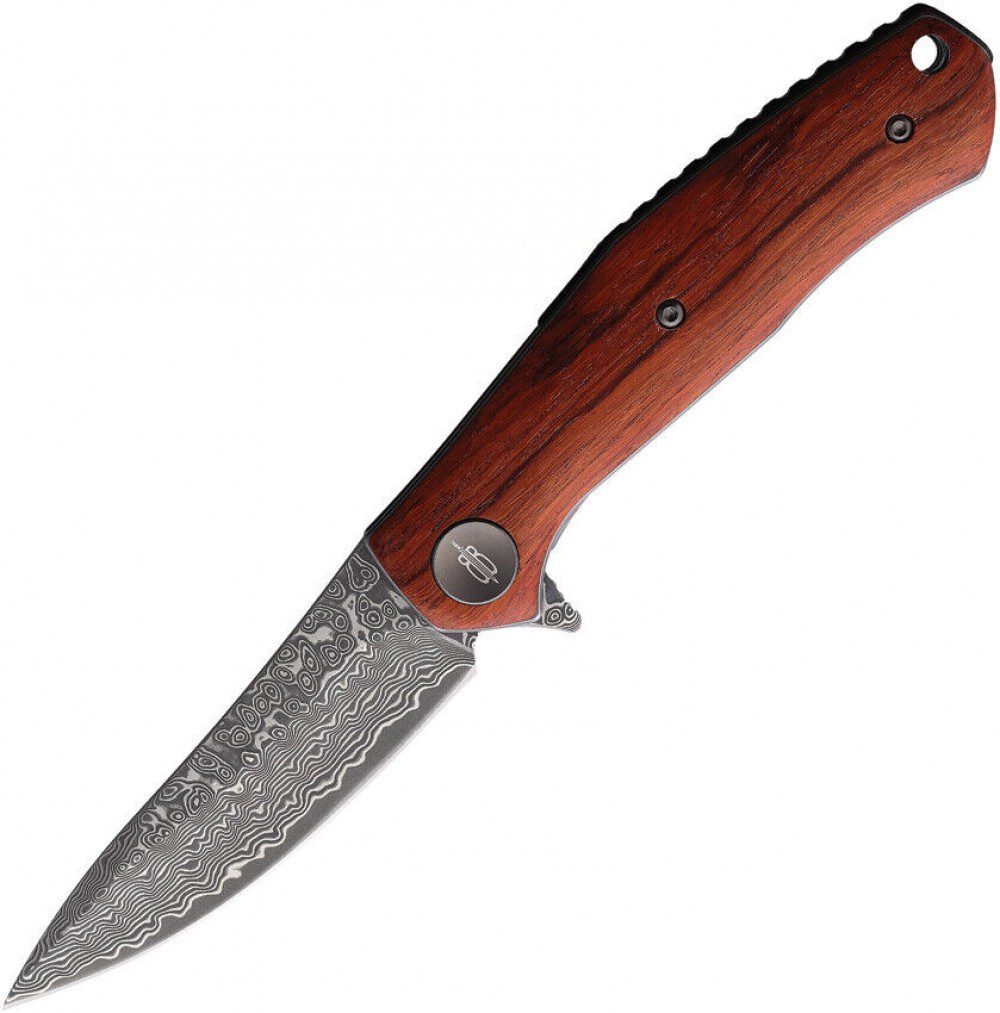BNB Knives Damascus Falcon Folder BNB1086M - Knives
