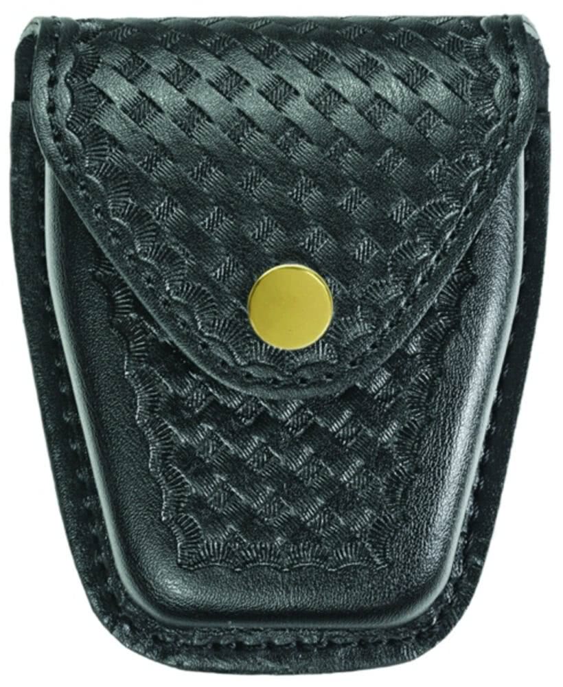 Hero's Pride AirTek Hinged Handcuff Case 1451 - Basket Weave, Brass