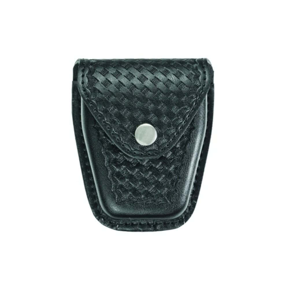 Hero's Pride AirTek Hinged Handcuff Case 1451 - Basket Weave, Nickel