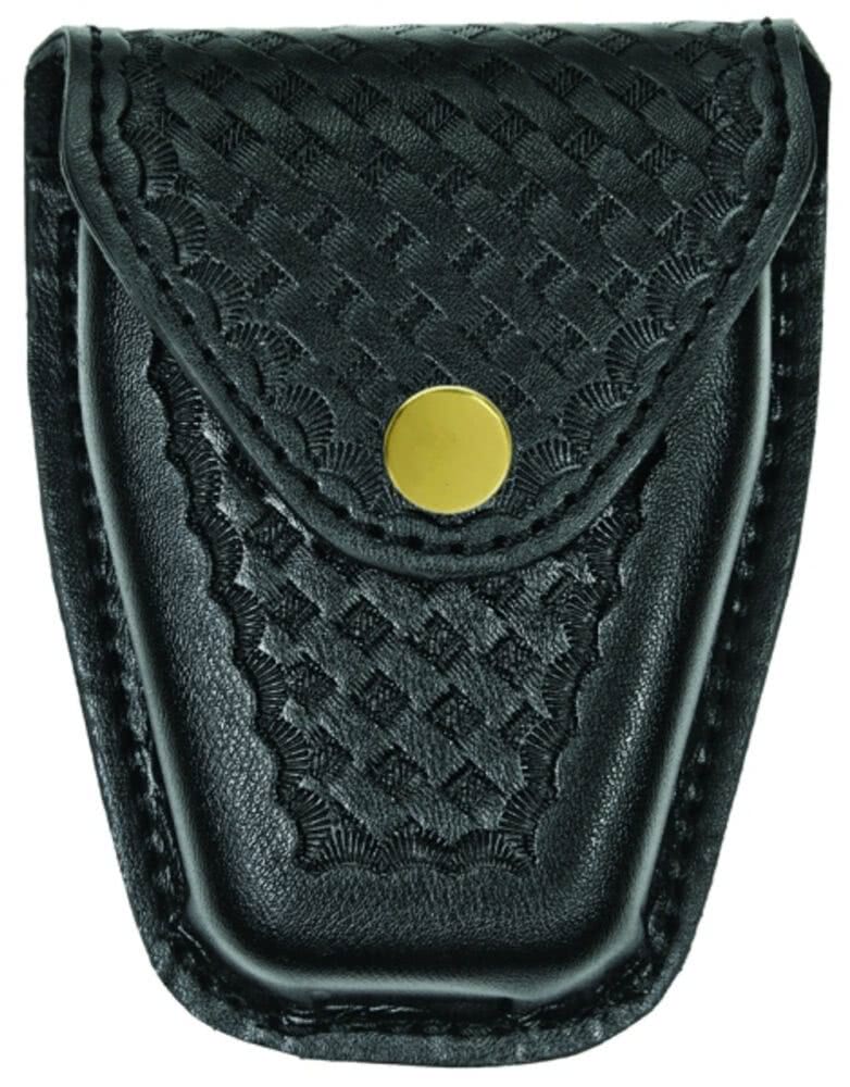 Hero's Pride AirTek ASP Coated Chain Handcuff Case 1452 - Basket Weave, Brass