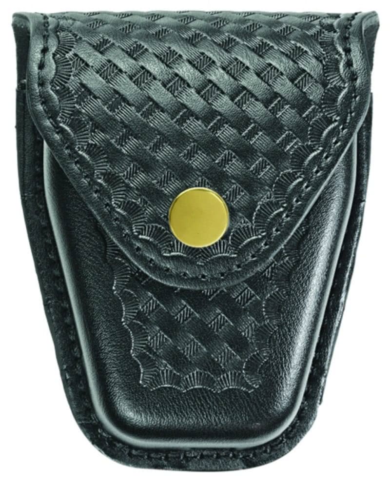 Hero's Pride AirTek Chain and ASP Coated Double Handcuff Case 1455 - Basket Weave, Brass