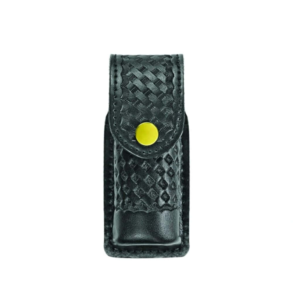 Hero's Pride AirTek OC Pepper Spray Case for MK-2/MK-3/MK-6 - Basket Weave, Brass