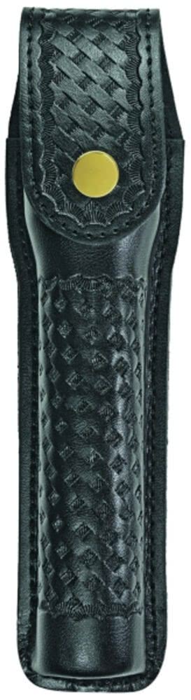 Hero's Pride AirTek Large Flashlight Case - 33mm - Basket Weave, Brass