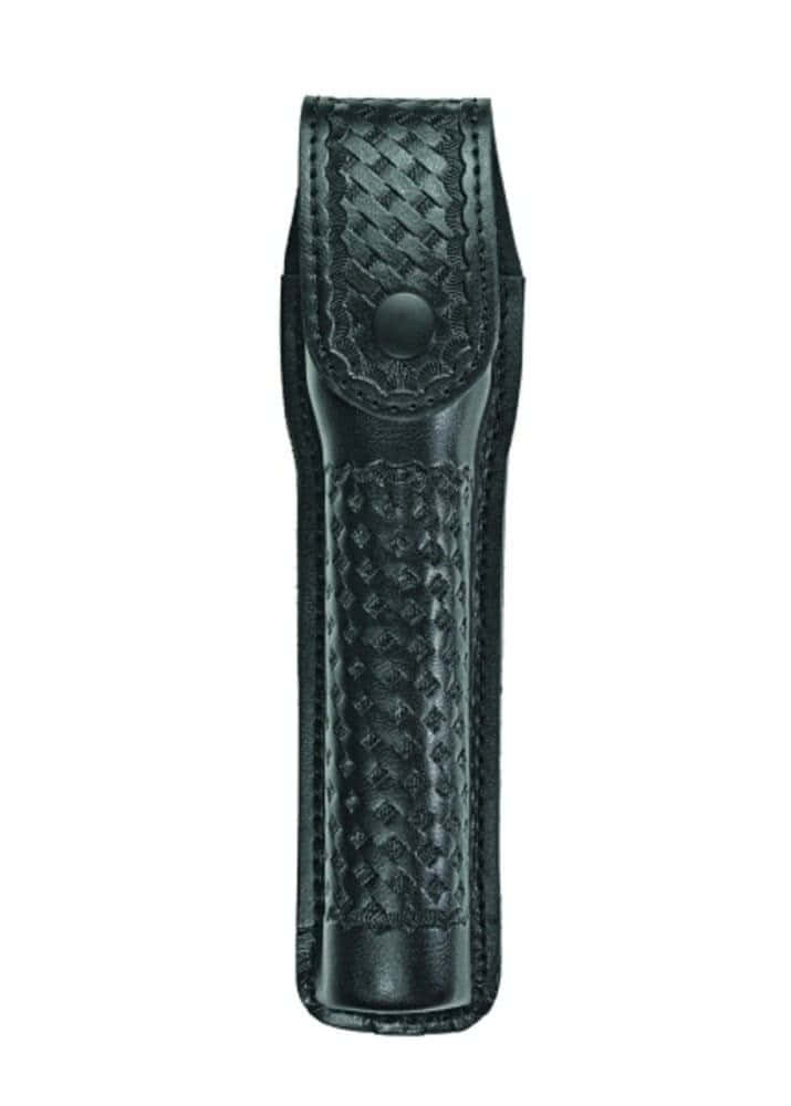 Hero's Pride AirTek Large Flashlight Case - 33mm - Basket Weave, Black