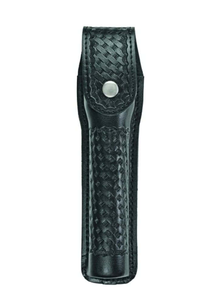 Hero's Pride AirTek Large Flashlight Case - 33mm - Basket Weave, Nickel