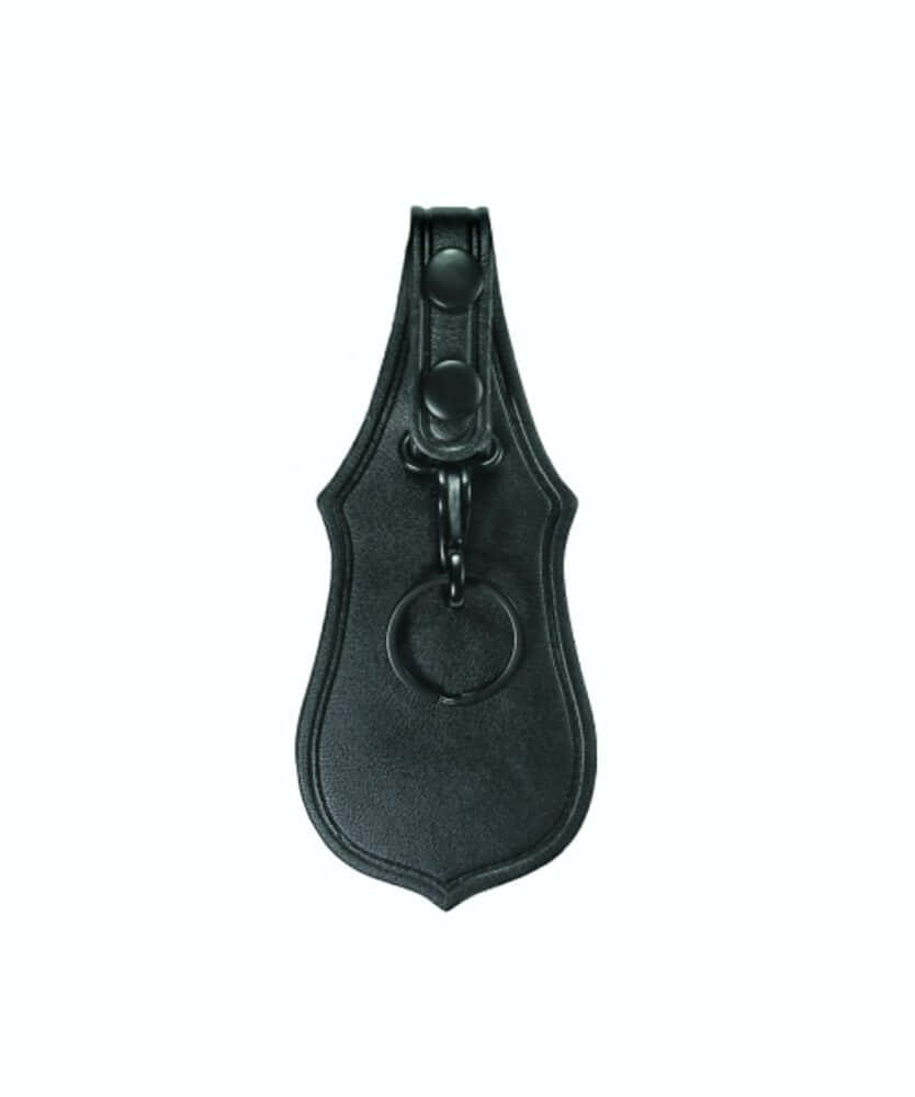 Hero's Pride AirTek Single Scabbard Key Holder with Metal Clip - Plain, Black