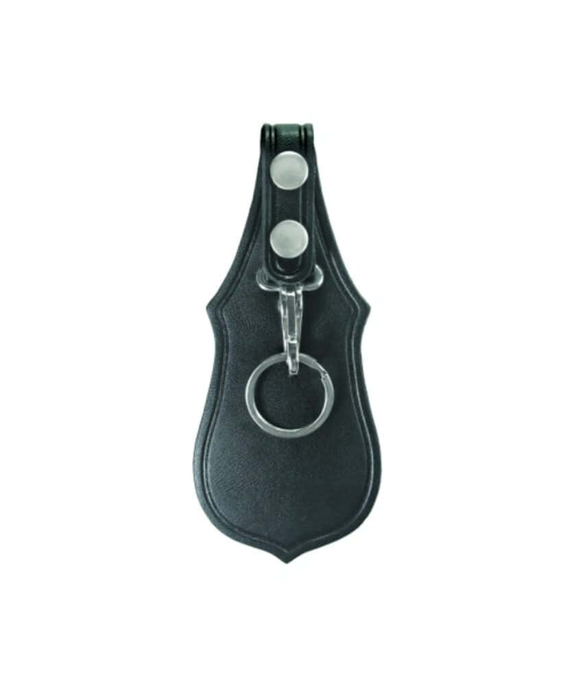 Hero's Pride AirTek Single Scabbard Key Holder with Metal Clip - Plain, Nickel