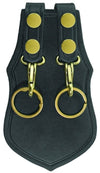 Hero's Pride AirTek Double Scabbard Key Holder with Metal Clip - Plain, Brass