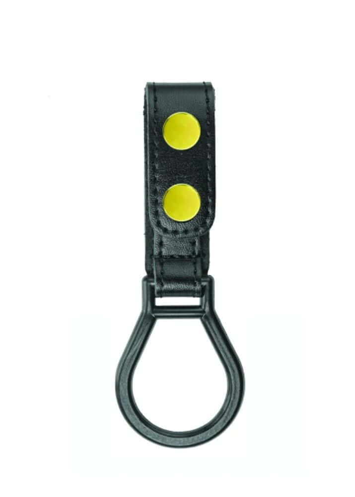 Hero's Pride AirTek D-Cell Ring Flashlight Holder with Plastic Holder - Plain, Brass