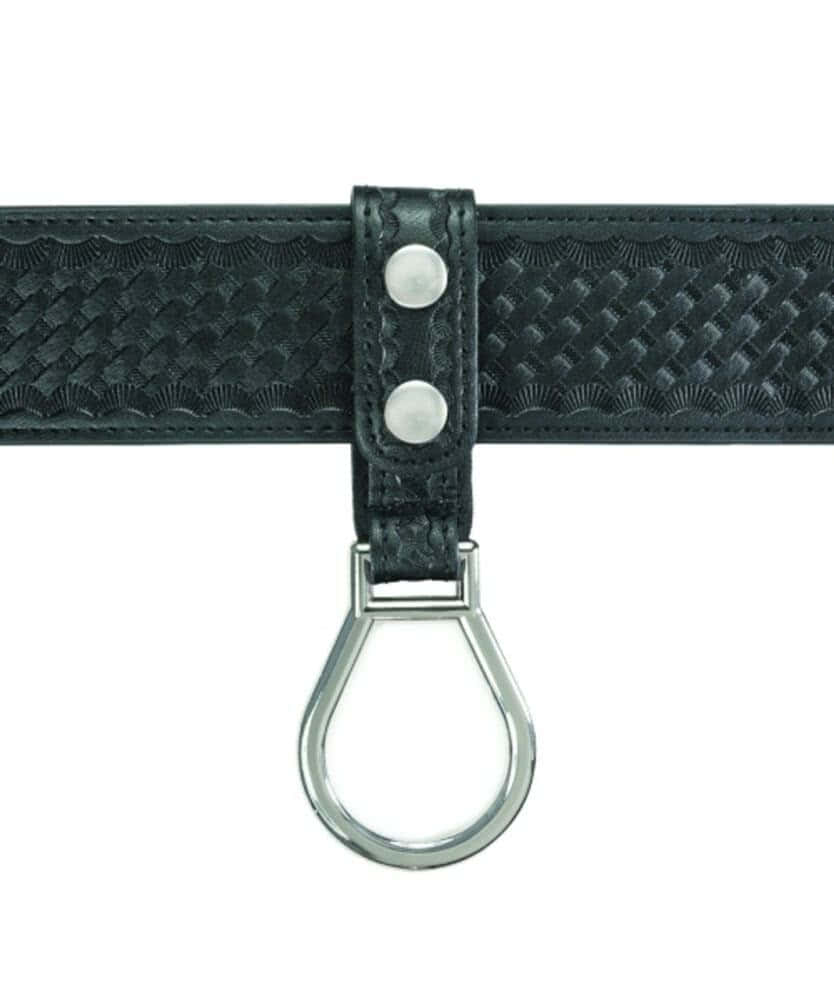 Hero's Pride AirTek D-Cell Ring Flashlight Holder with Metal Holder - Basket Weave, Nickel