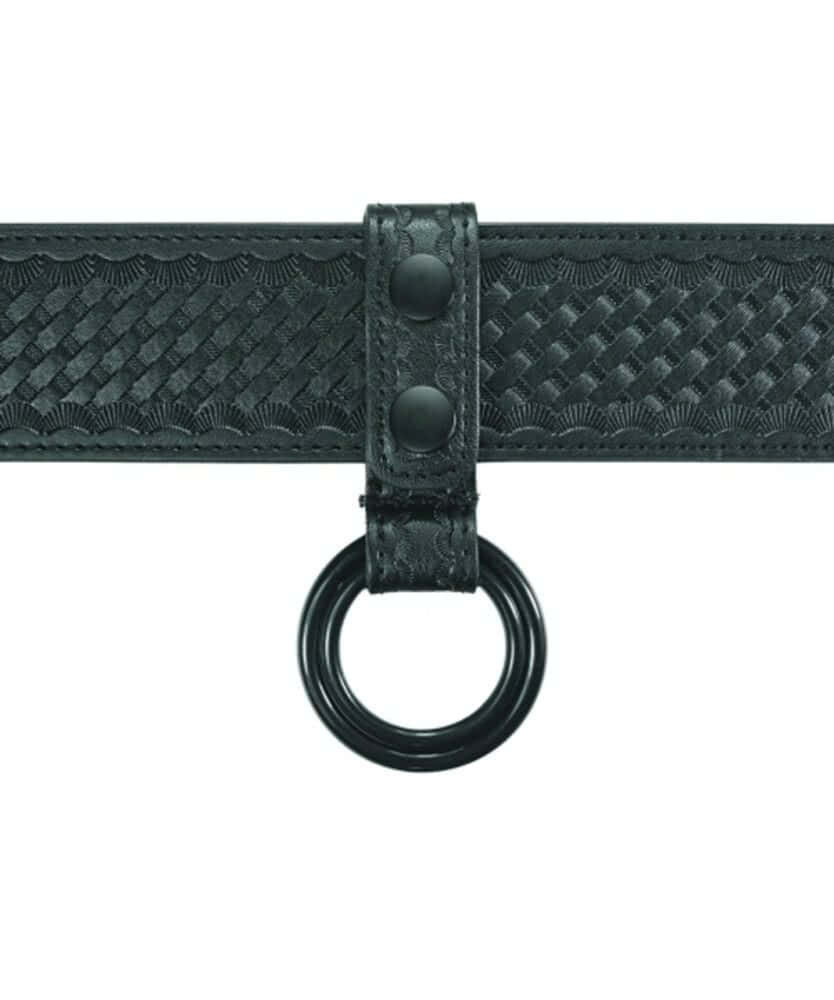 Hero's Pride AirTek C/D-Cell Dual Ring Flashlight Holder with Plastic Rings - Basket Weave, Black