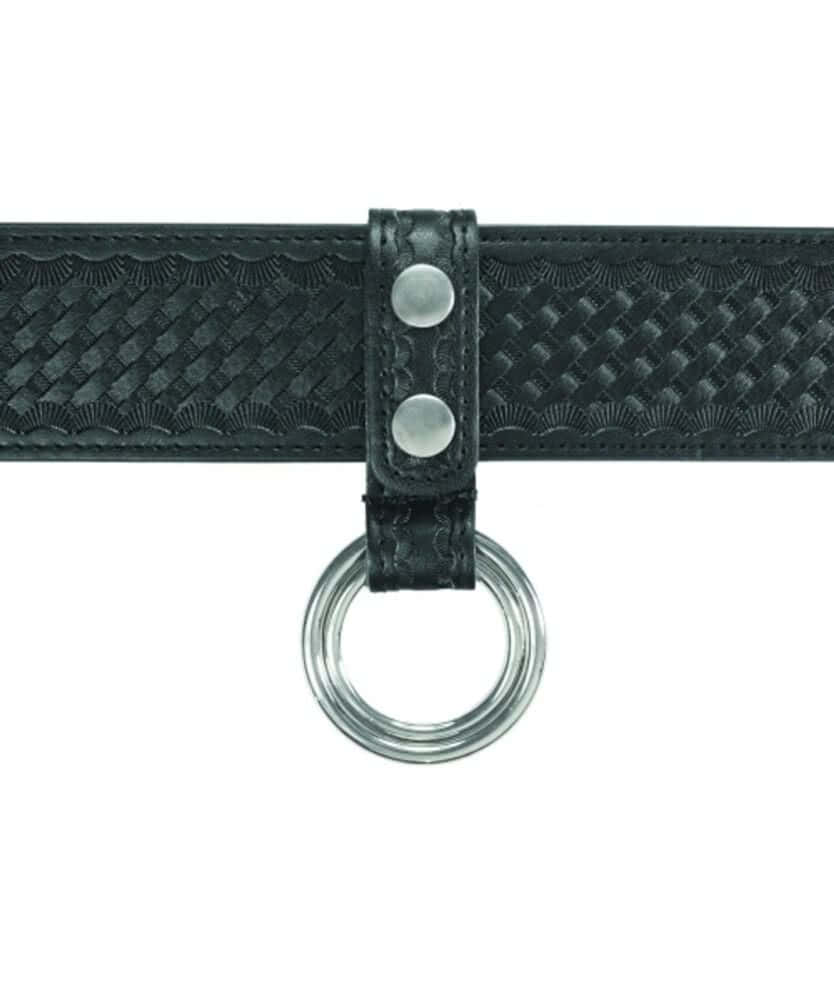 Hero's Pride AirTek C/D-Cell Dual Ring Flashlight Holder with Metal Rings - Basket Weave, Nickel