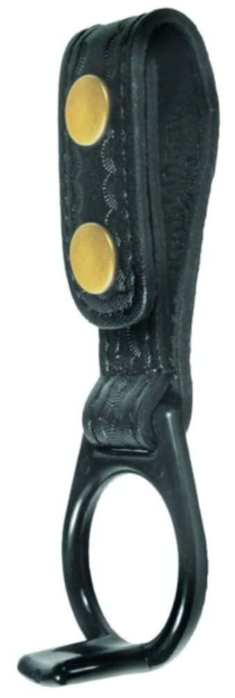 Hero's Pride AirTek Side Handle Baton Holder with Plastic Holder - Basket Weave, Brass