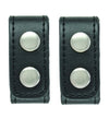 Hero's Pride AirTek Deluxe Belt Keepers 1 1/8'' - Fits 2.25'' Belt - 2 Pack - Plain, Nickel