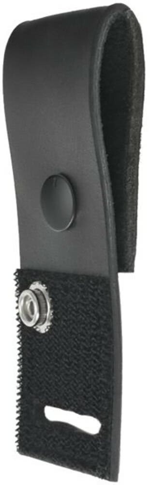Hero's Pride Leather Mic Holder - Plain, Black