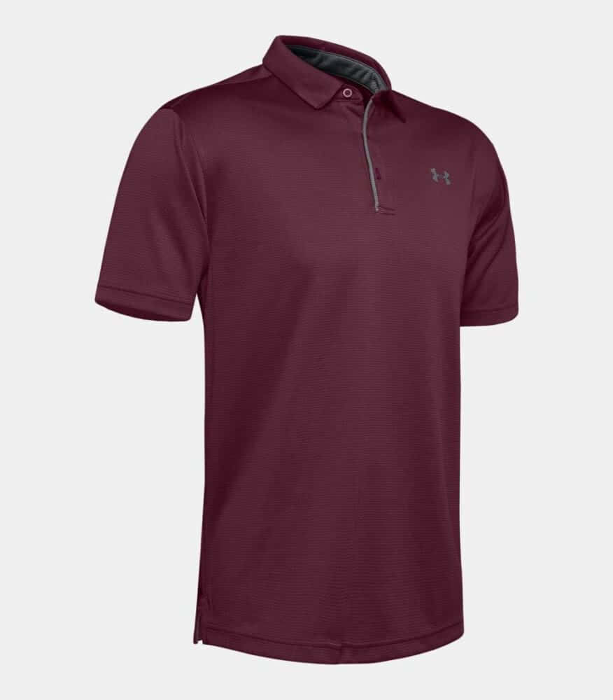 Under Armour UA Tech Polo - Maroon, 3XL