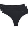 Under Armour Women's UA Pure Stretch Thong 3-Pack 1325615 - Black, L