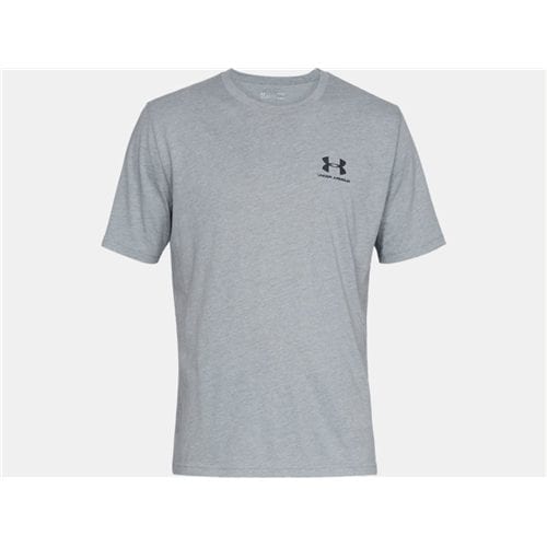 Under Armour UA Sportstyle Left Chest T-Shirt 1326799 - Steel Light Heather, 2XL