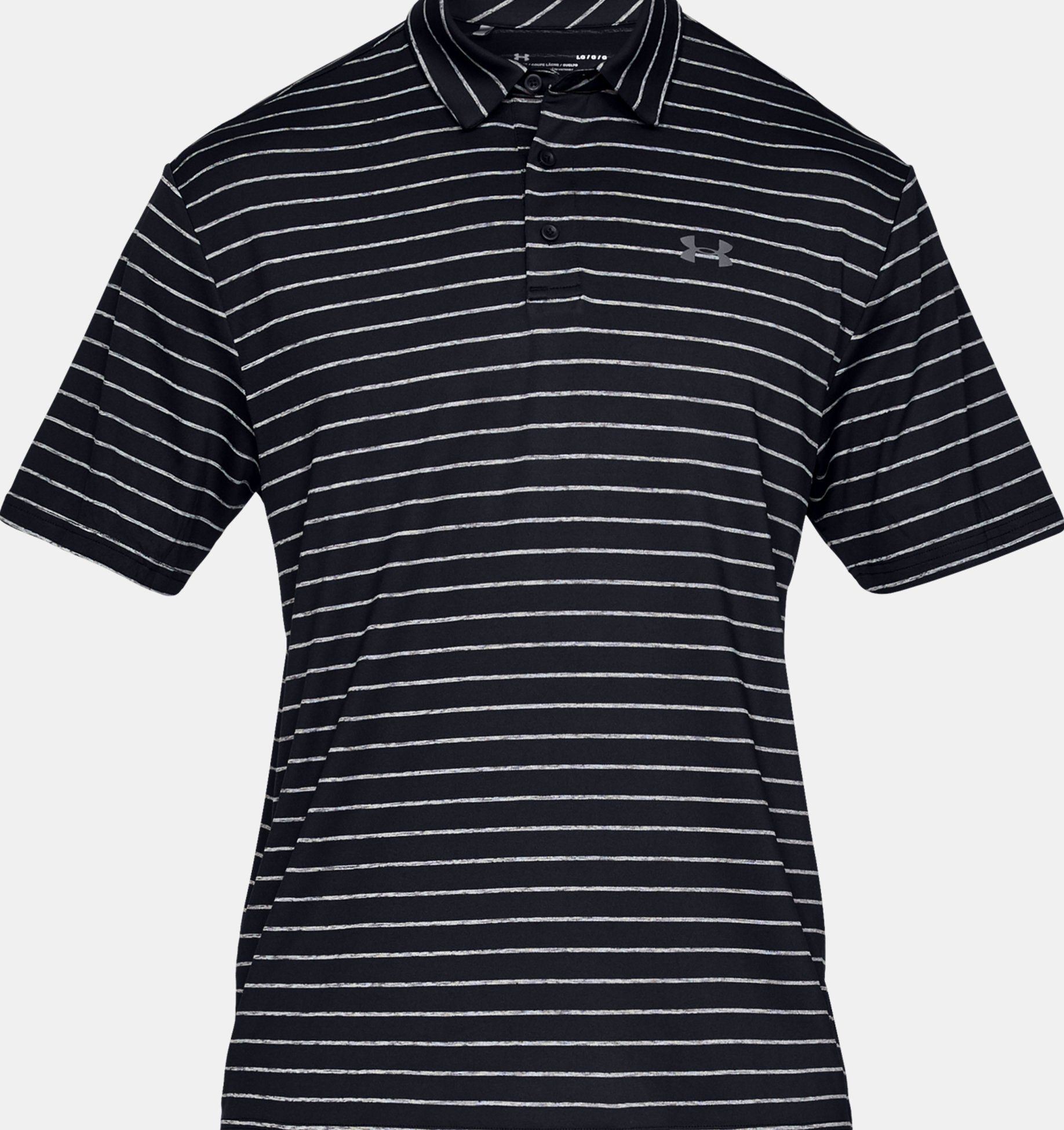 Under Armour UA Playoff Polo Shirt 2.0 1327037 - Black/Jet Gray, XL