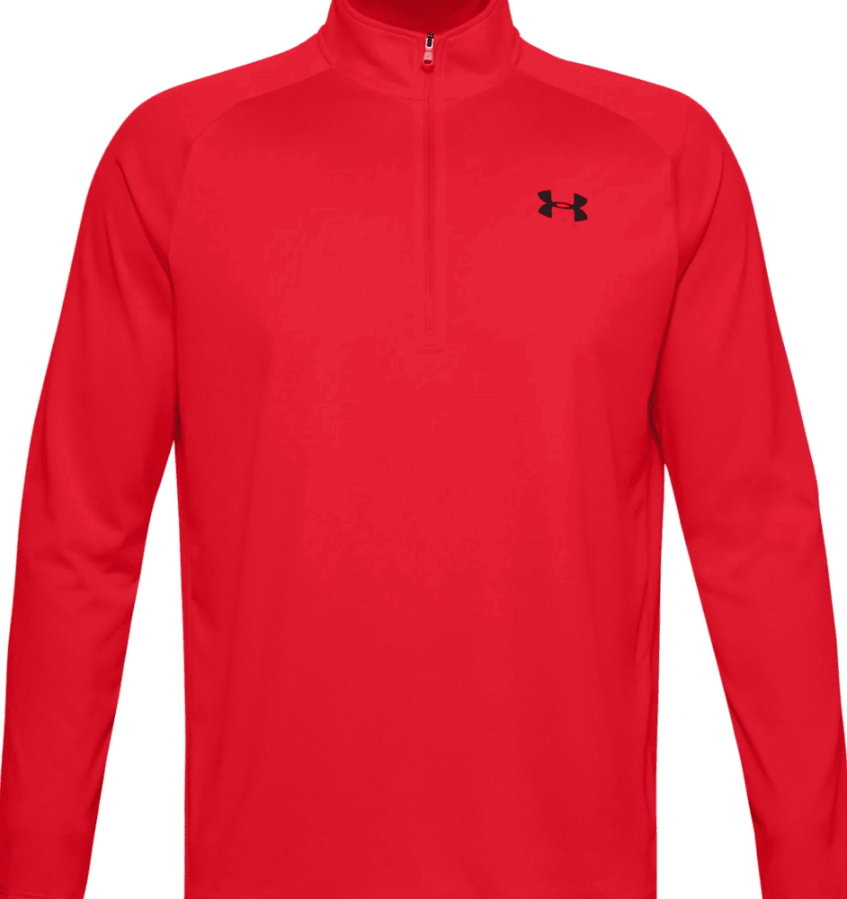 Under Armour UA Tech 1/2 Zip Long Sleeve 1328495 - Red, XL