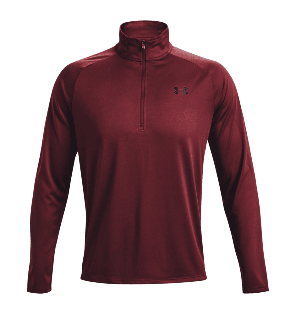 Under Armour UA Tech 1/2 Zip Long Sleeve 1328495 - Chestnut Red, S