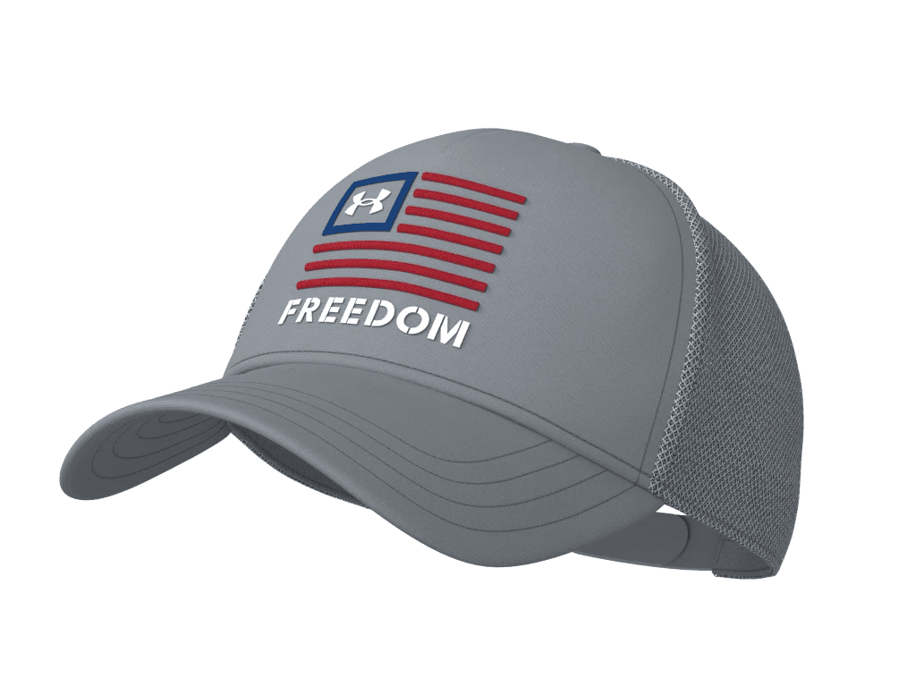 Under Armour UA Freedom Trucker Hat - Steel