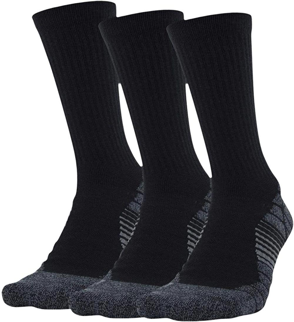 Under Armour UA Elevated Performance Crew Socks 3-Pack 1352220 - Clothing & Accessories