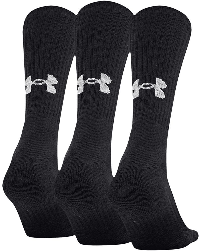 3 Pair Under Armour UA Elevated Cushioned NO SHOW Socks BLUE Assorted Mens  LARGE
