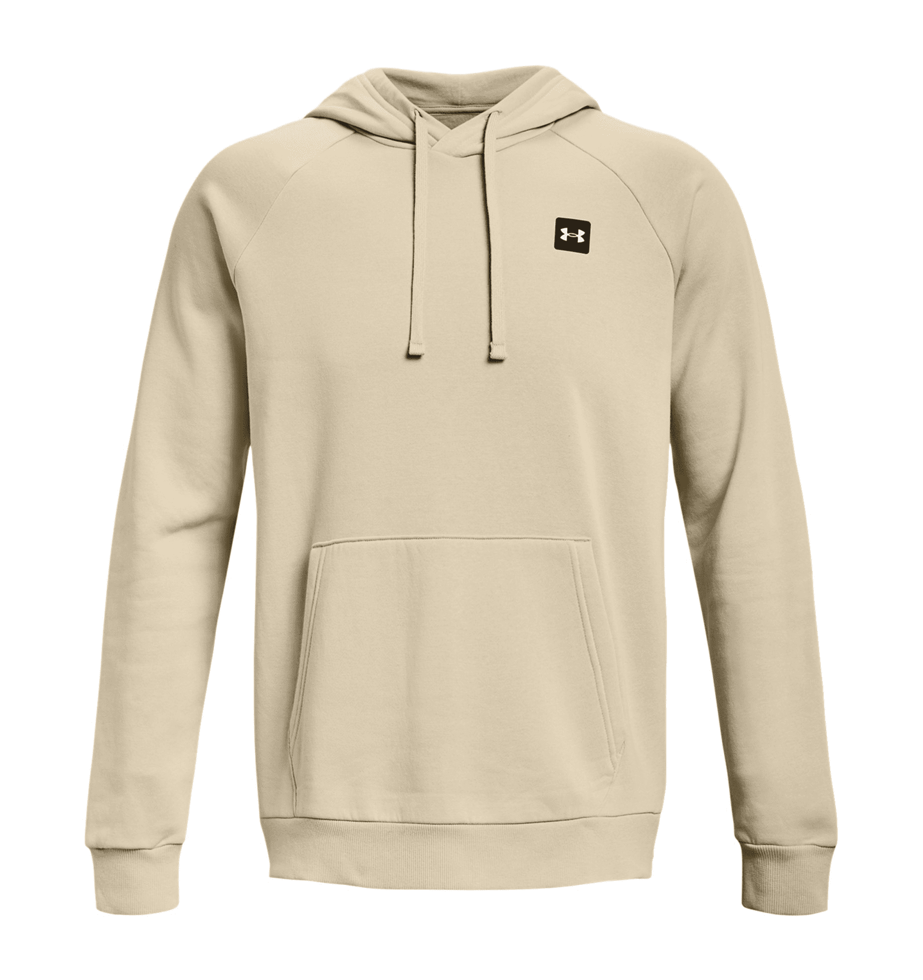 Under Armour Men's UA Rival Fleece Hoodie 1357092 - Khaki Base, 4XL