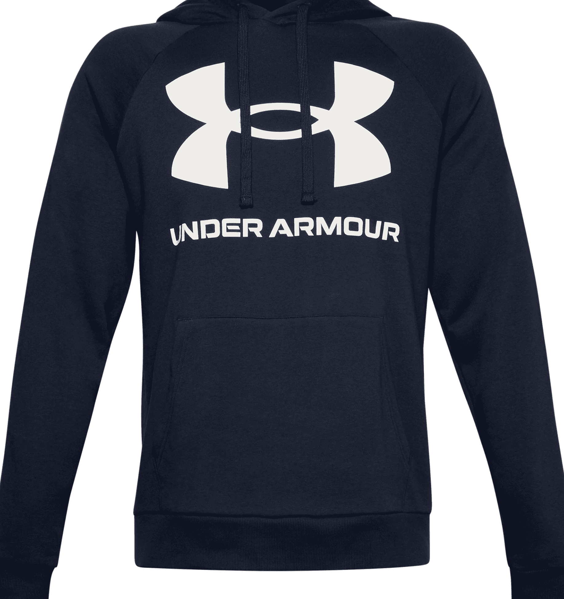 Under Armour UA Rival Fleece Big Logo Hoodie 1357093 - Midnight Navy, 2XL