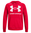 Under Armour UA Rival Fleece Big Logo Hoodie 1357093 - Red, 4XL