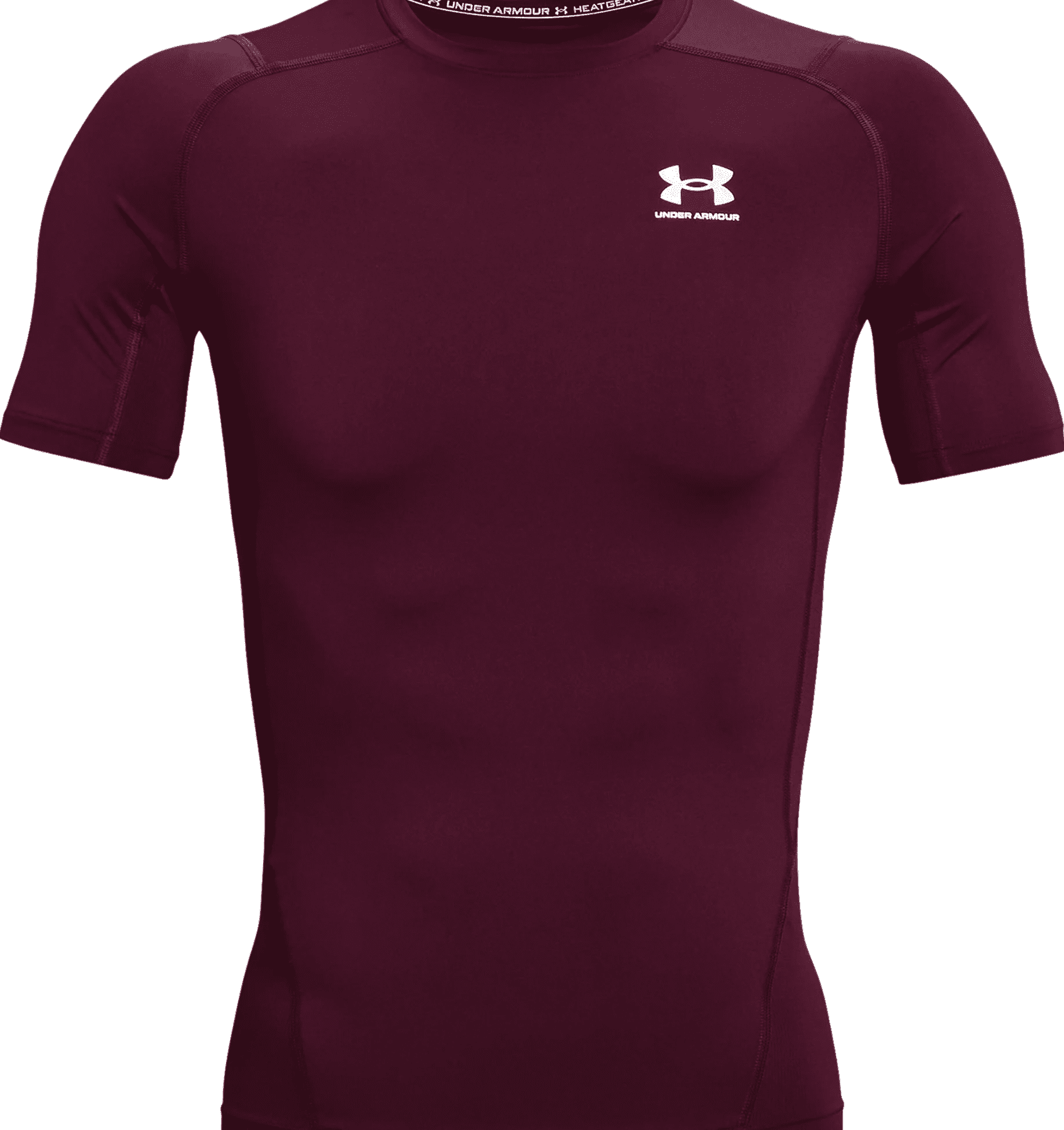 Under Armour HeatGear Armour Short Sleeve 1361518 - Maroon, 2XL