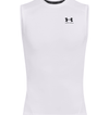 Under Armour UA Men's HeatGear Armour Compression Sleeveless 1361522 - White, 2XL