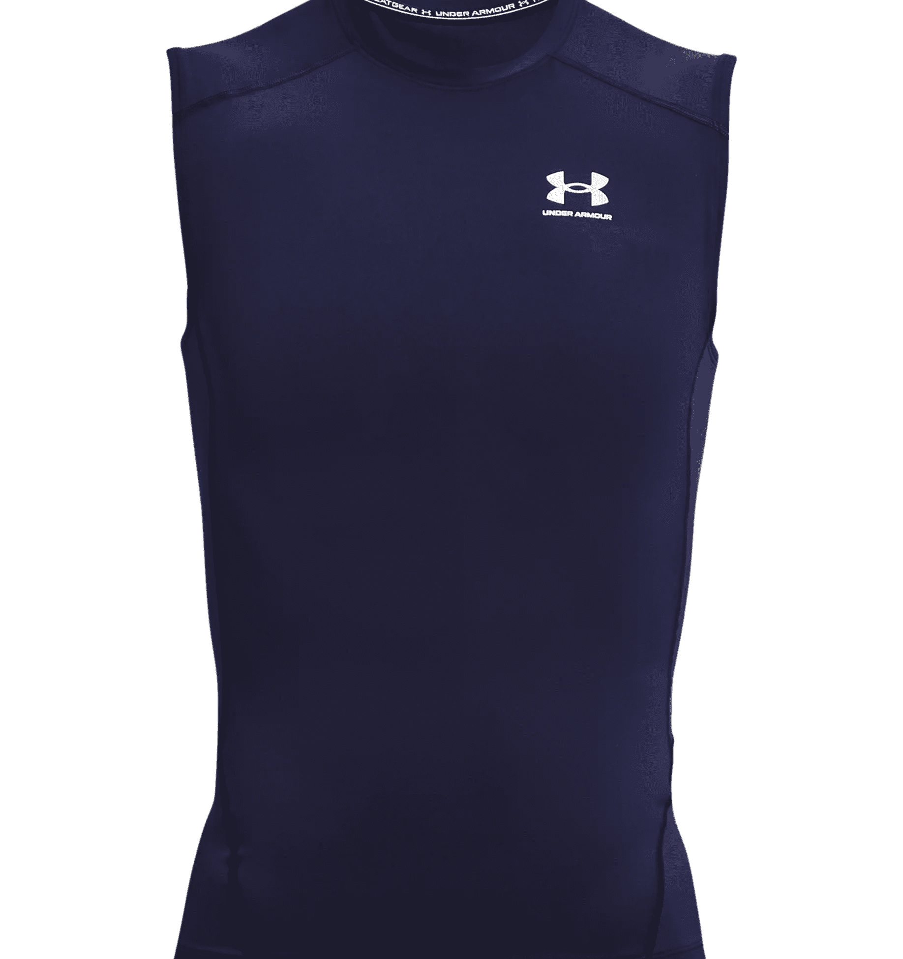 Under Armour UA Men's HeatGear Armour Compression Sleeveless 1361522 - Midnight Navy, 2XL